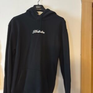 Hollister men’s med black hoodie